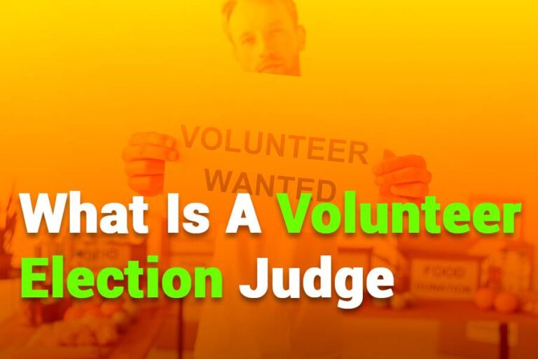 What Is a Volunteer Election Judge